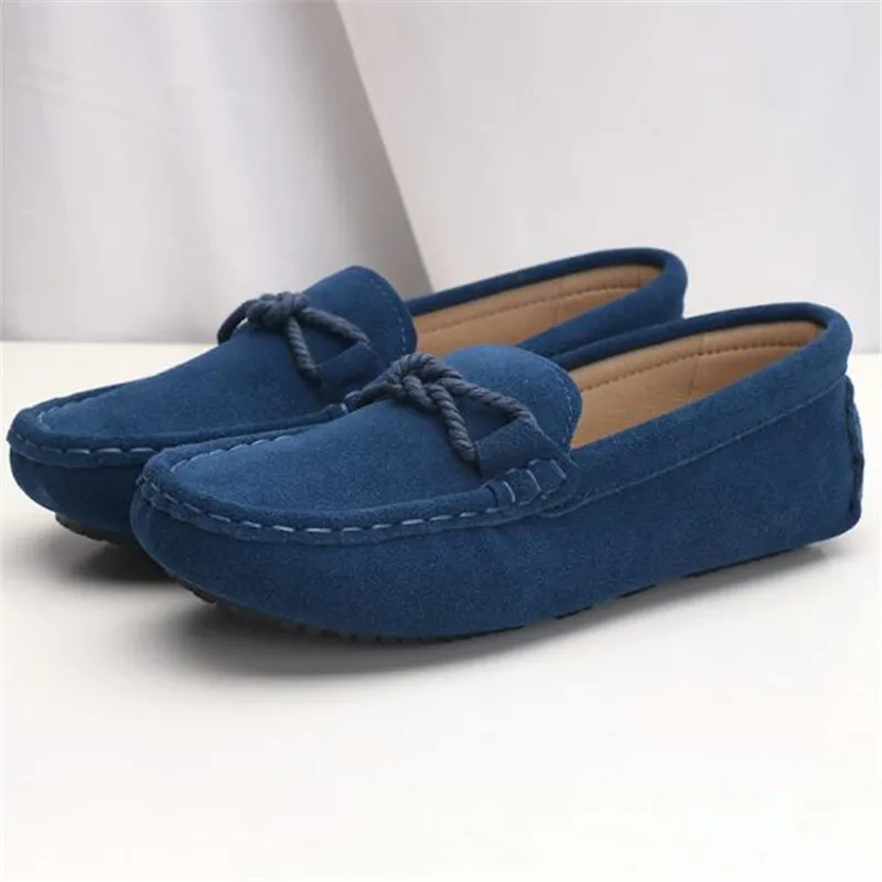 Новые детские модельные туфли из натуральной кожи обувь для мальчиков Лоферы