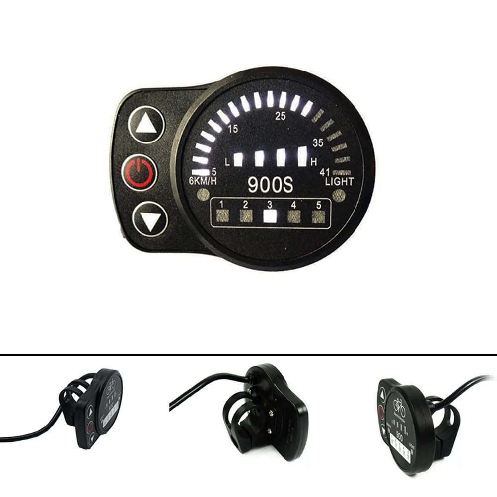 

24V/36V/48V Kt-900S E-Bike Led Display WaterProof Plug Speedometer Ebike Brushless Controller Electric Bicycle Accessories