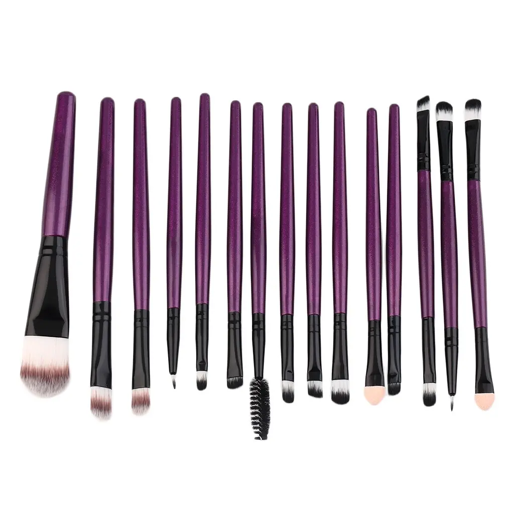 

makeup brushes Set of 15PCS Professional pieces brushes pack complete make-up brushes Quality