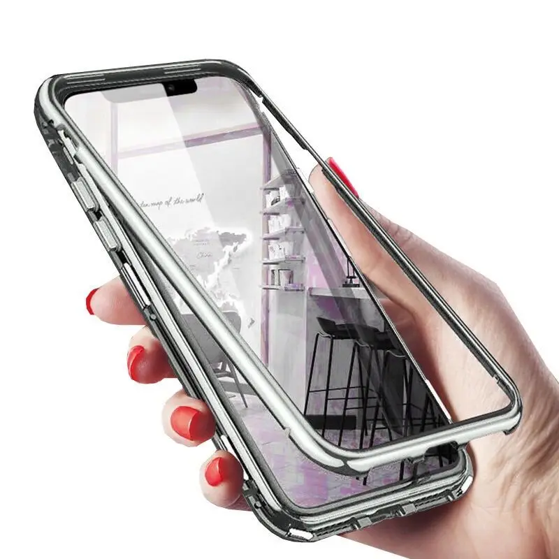 Для samsung a70 чехол Магнитная Адсорбция металлический корпус для samsung a10 a20 20e a30 a40 a40s a50 a60 a6/a8 p