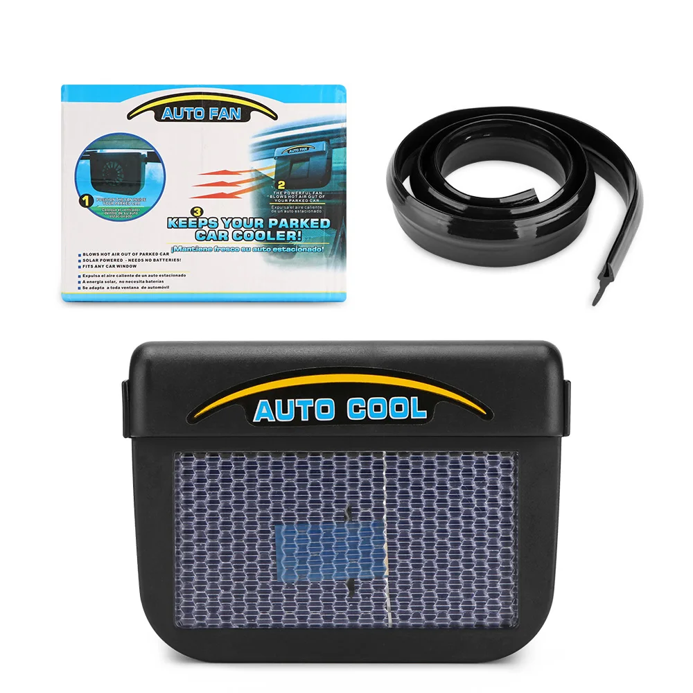 

Onever Solar Sun Power Mini Air Conditioner For Car Car Window Auto Air Vent Cool Fan Portable Car Air Conditioner Ventilation