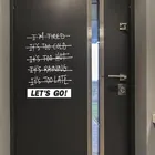 Мотивационная Наклейка на стену для прогулок, бега, прогулок, пеших прогулок, велосипеда, Виниловая наклейка для дома, тренажерного зала, тренировок, декоративная настенная роспись, съемная 4751