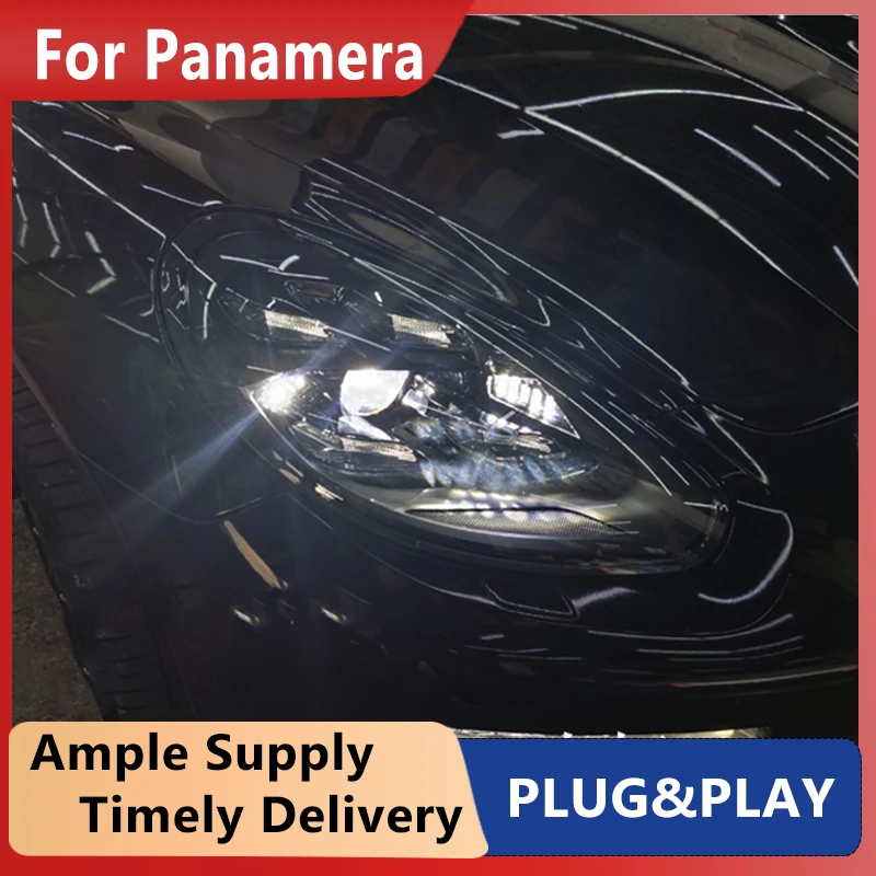 Car Styling for Porsche Panamera 970 Headlights 2011-2017 971 LED Headlight DRL High Low Beam Bi LED Head Lamp Accessories
