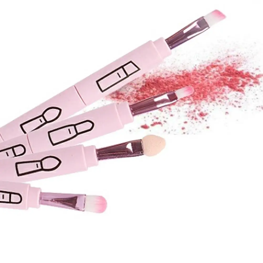 4 шт. Профессиональные кисти для макияжа Соединительный тип мини макияж тени век