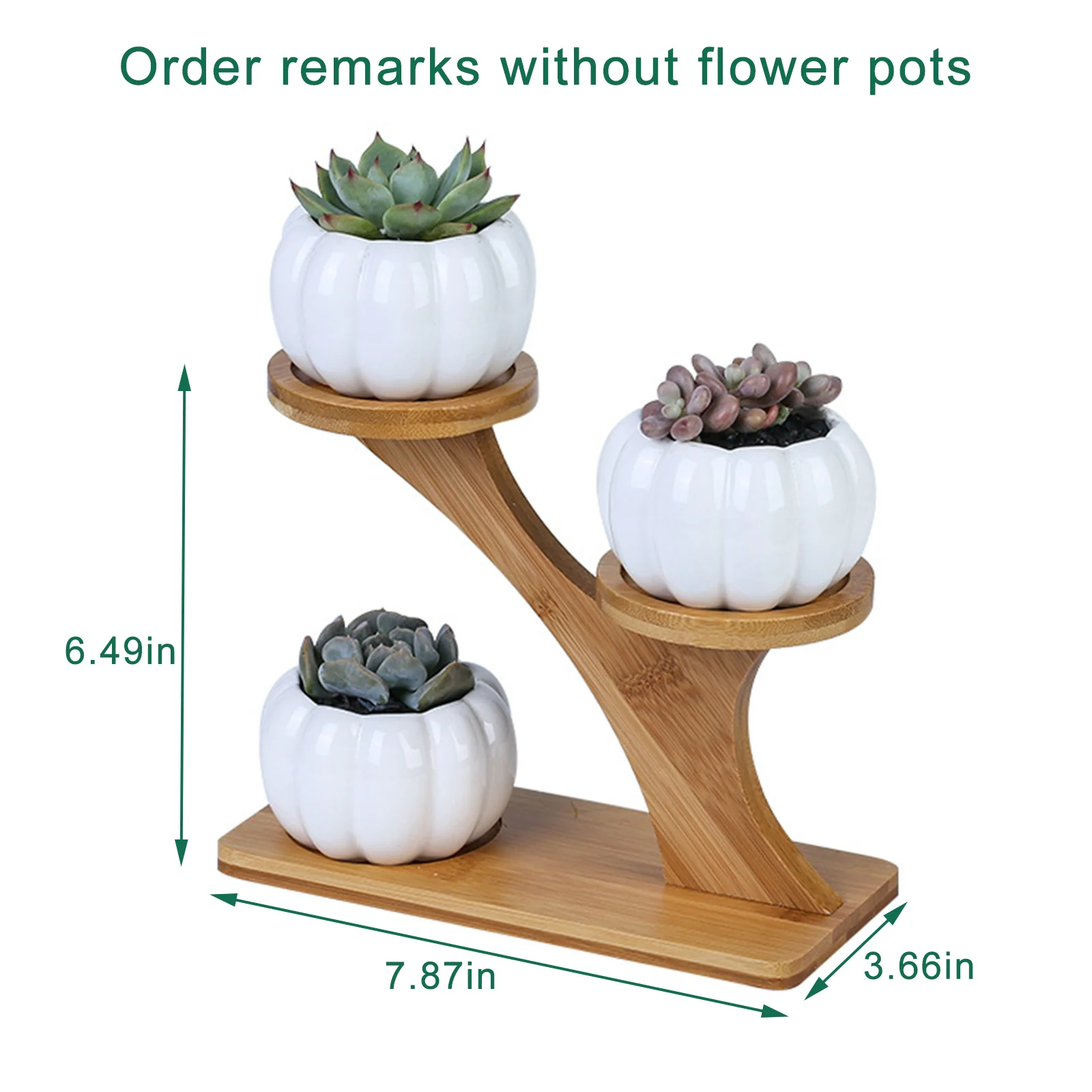

3-Tier Wooden Plant Flower Stand Shelf Balcony Garden Flower Plant Stand Display Shelf Corner Stand Display Shelf Rack