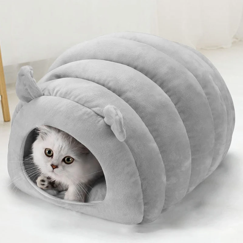 

Washable With Inner Cushion Pet Small Dog Mat Basket Winter Warm Sleeping Bag Puppy Dog House Cat Cave Sleeping Bed