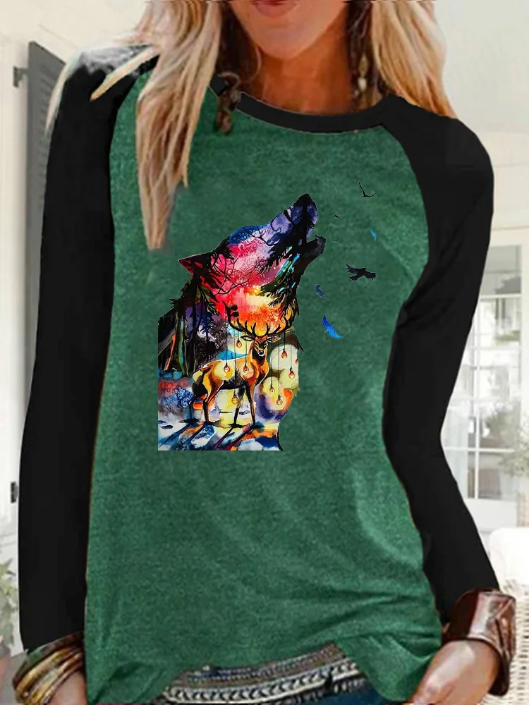 Осенние модные топы с графическим принтом свободная Повседневная рубашка