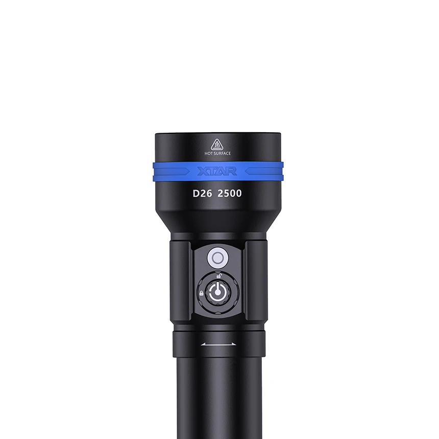 XTAR D26 2500 Diving Flashlight Cree XHP50.2 LED Lumen Beam Distance 320 Meter Magnetic Switch Torch 100 Depth | Освещение
