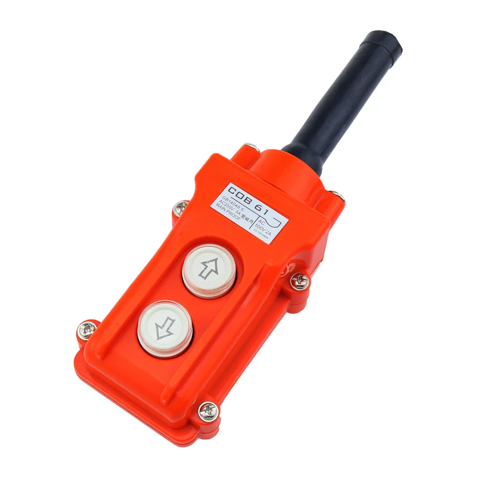 

COB-61 Water Proof Hoist Crane Pendant Up Down Station Pushbutton Switch COB-61