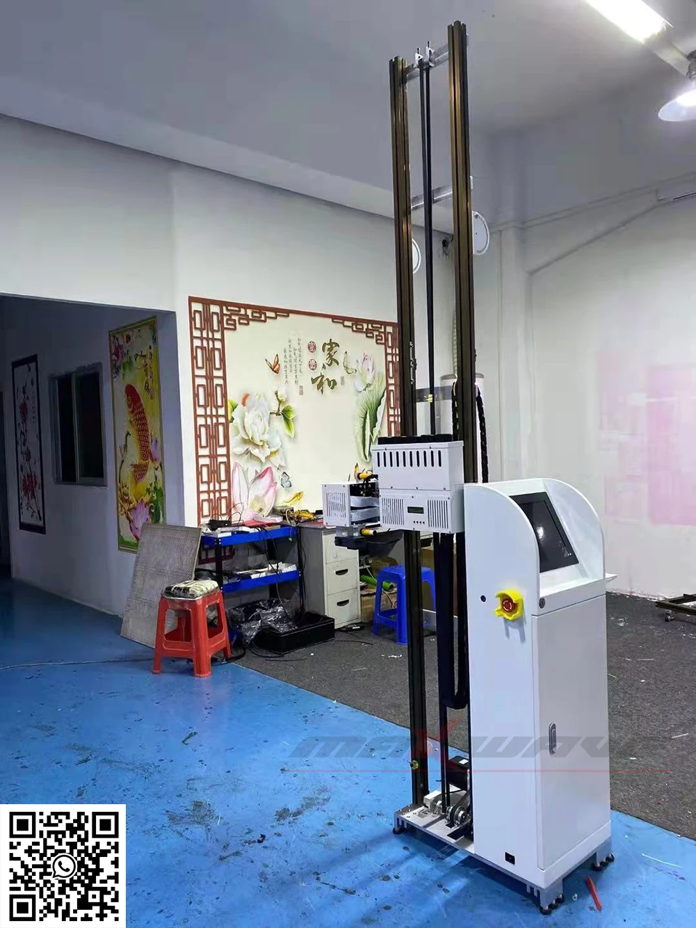 Настенный 3d принтер с высоким разрешением струйный для прямой печати на стенах