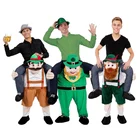 Забавные игрушки-животные для катания на День Святого Патрика, штаны-животные, поддельные ножки, ирландский лепрекают, катание на лошади, игрушки для детей