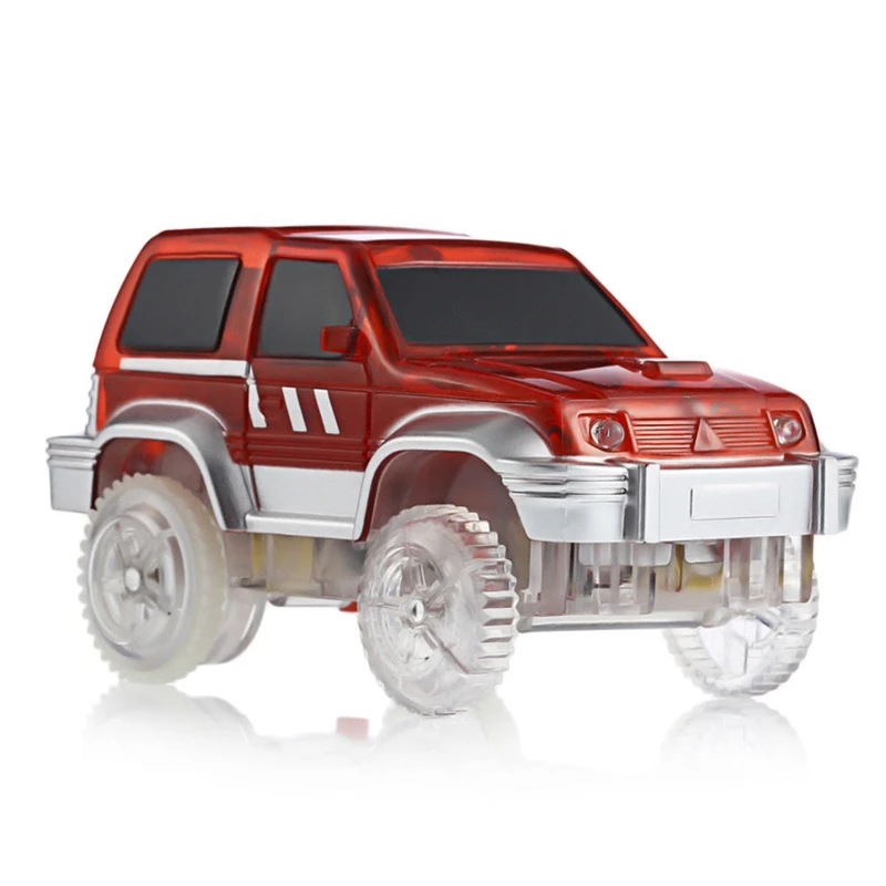 

LED Light Vehicle Racing Track Car Toy Not Include Battery for Kids
