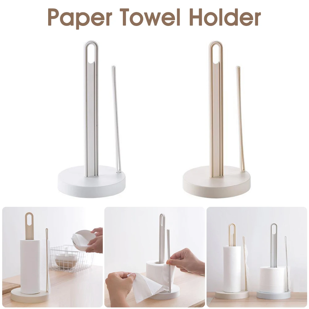 

Paper Towel Holder Standing Paper Towel Organizer Removeable Roll Dispenser for Kitchen, Dining Room Kitchen Rolls Accessories