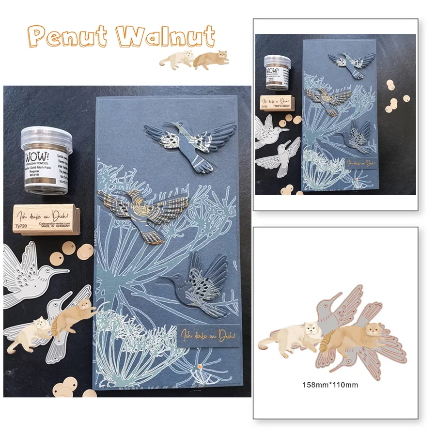 Dove of peace металлические режущие штампы DIY трафареты для скрапбукинга фотоальбом