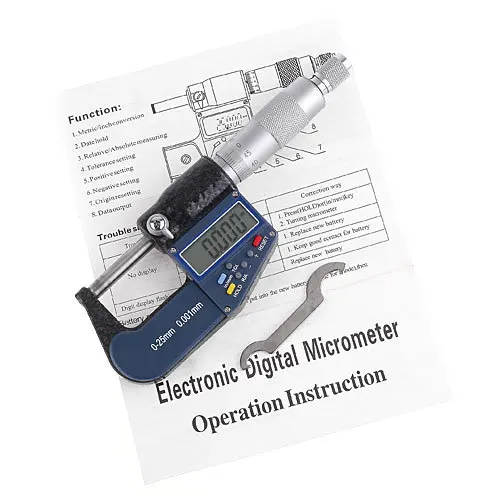 

0-25mm Micrometer Electronic digital Caliper gauge