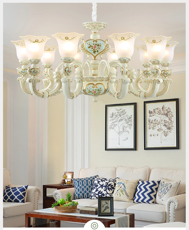 Винтажная лампа для ресторана европейская Люстра гостиной спальни люстры 220 В