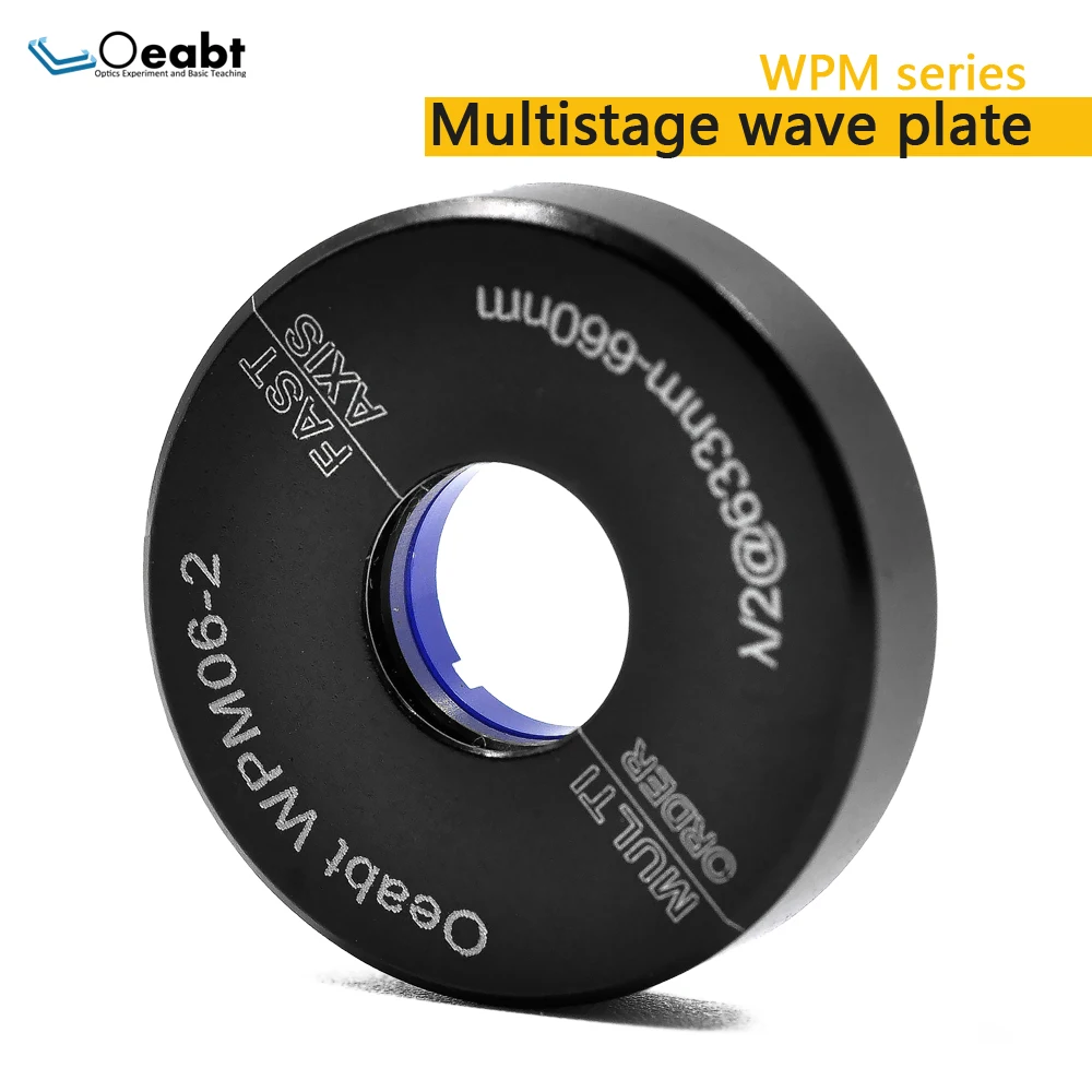 

Wpm06 Multi-stage Wave Plate Incident Angle 1 / 2 Optical Element Wavelength 633nm Polarizing Wave Plate