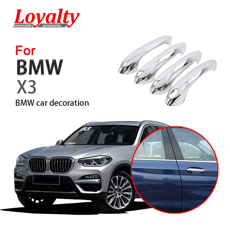 Лояльности для BMW X3 2018 2019 наружные двери с жалюзийными решётками ручка украшения