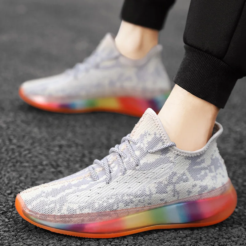Новинка 2020 года сезон осень Радужная мужская повседневная обувь Лидер продаж
