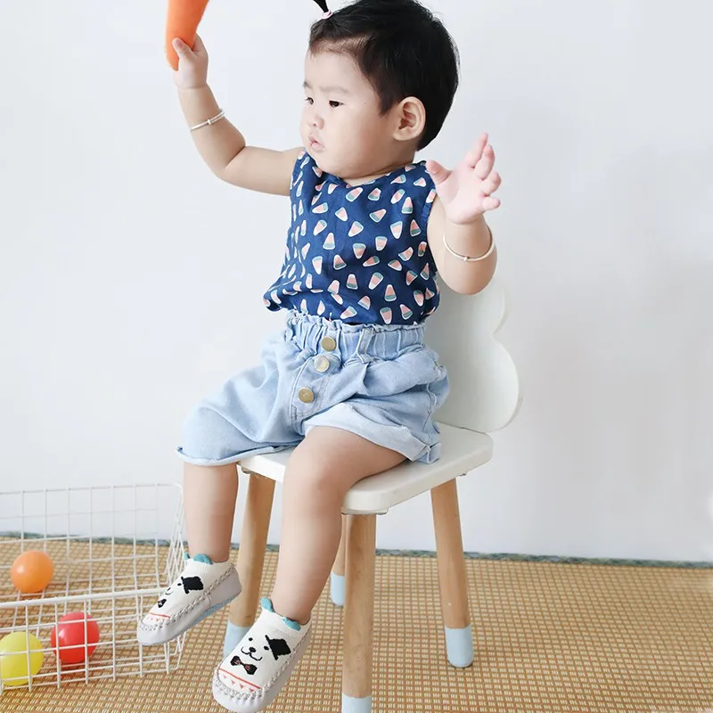 

Baby Boys Girls Infant Autumn Cotton Cartoon Socks Warm Anti Slip Floor Socks Leg Warmer