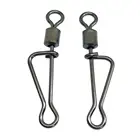 200 шт., рыболовные Вертлюги, качающиеся в итальянском стиле, вертлюжный крючок, стальной рыболовный соединитель, рыболовные принадлежности для ловли карпа, крючки