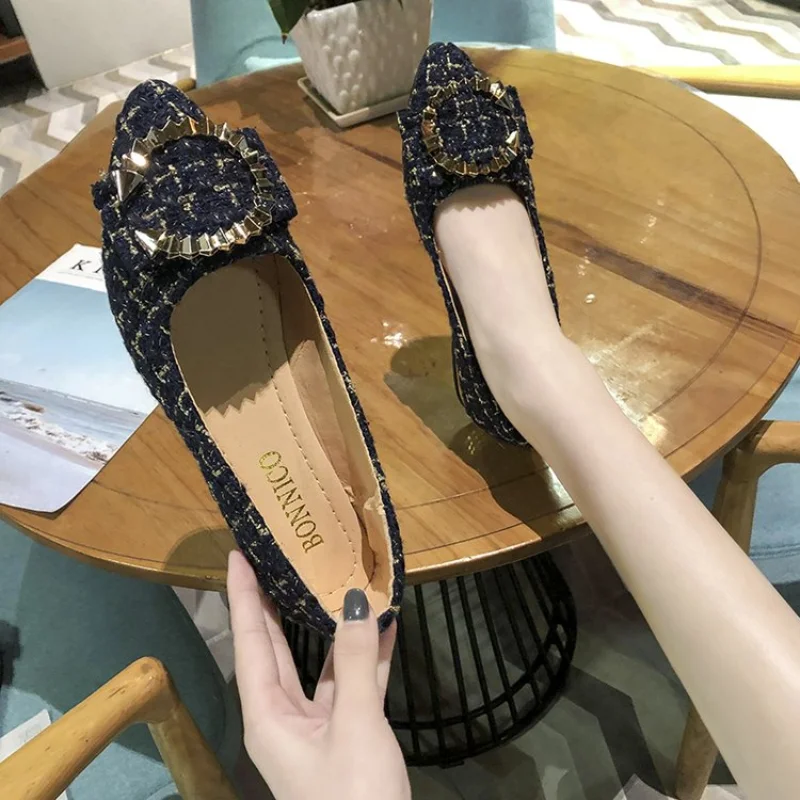 

Comfortable Flat-bottomed Soft-soled Loafers Women's Spring and Summer New Single Shoes Women's Non-slip Rubber-soled Shoes