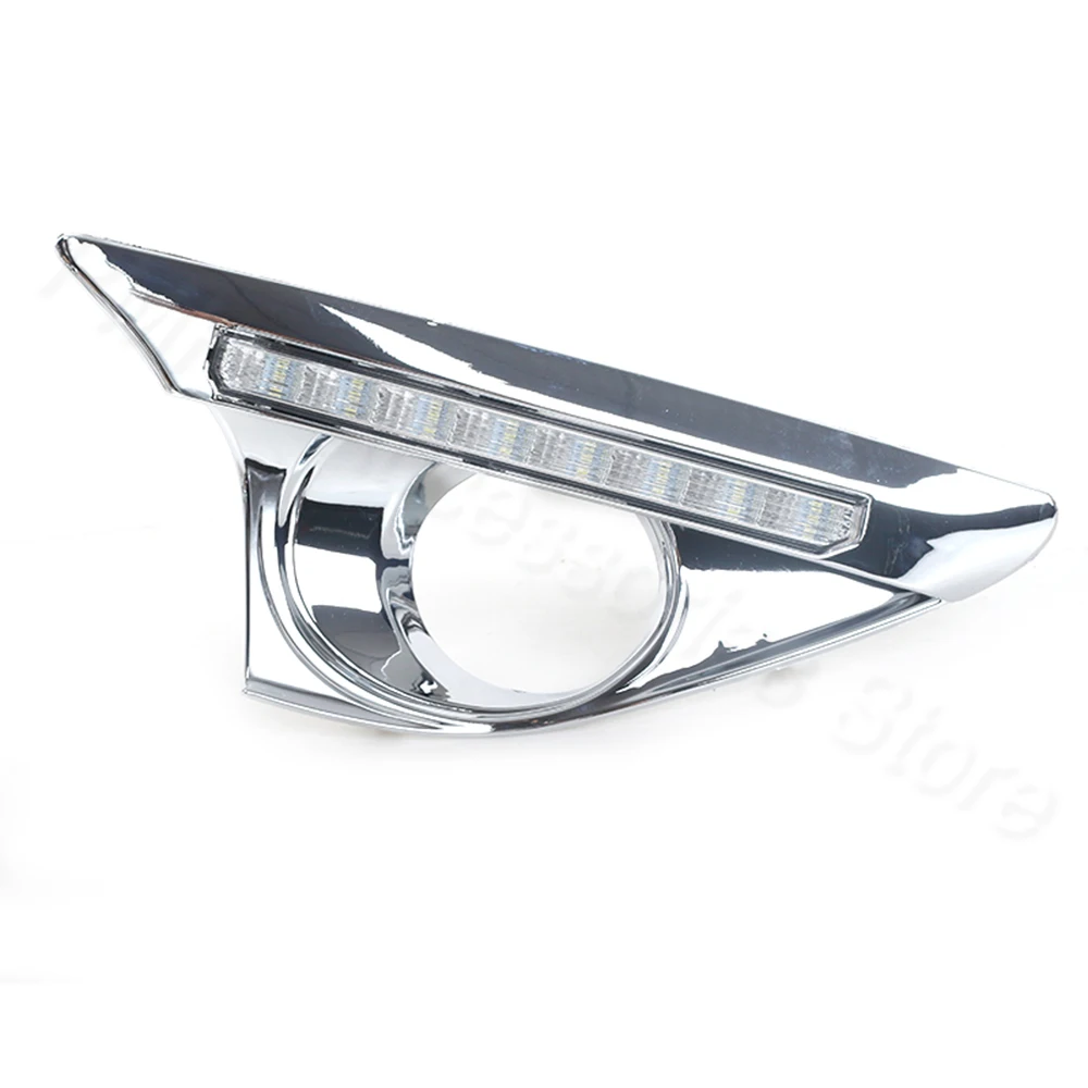 Светодиодные дневные ходовые огни PMFC DRL передний бампер аксессуары указатели