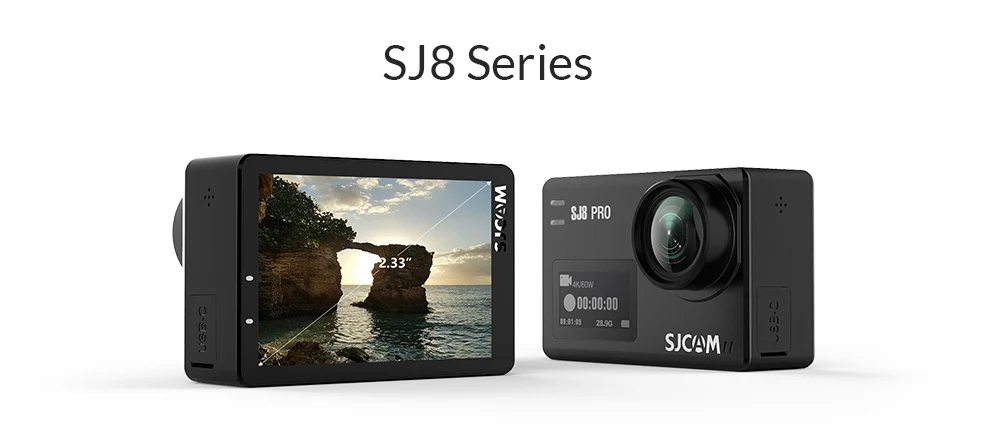 Экшн-камера SJCAM SJ8 Pro/SJ8 Plus/SJ8 Air 1296P 4K 30fps/60fps HD с дистанционным управлением, камера на шлем FPV Sports DV