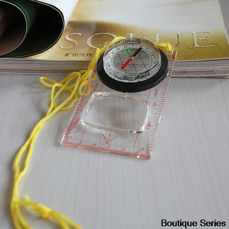 

Baseplate Ruler Compass Scouts Camping Hiking Map Scale