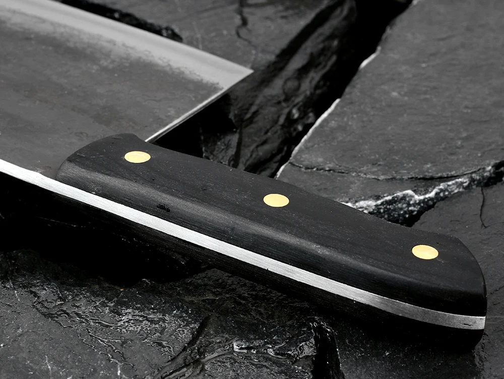 

XITUO Full Tang Handmade Forged Chef Knife Hard Clad Steel Blade Butcher Slaughter Cleaver Knife Kitchen Chopping Slicing Tool