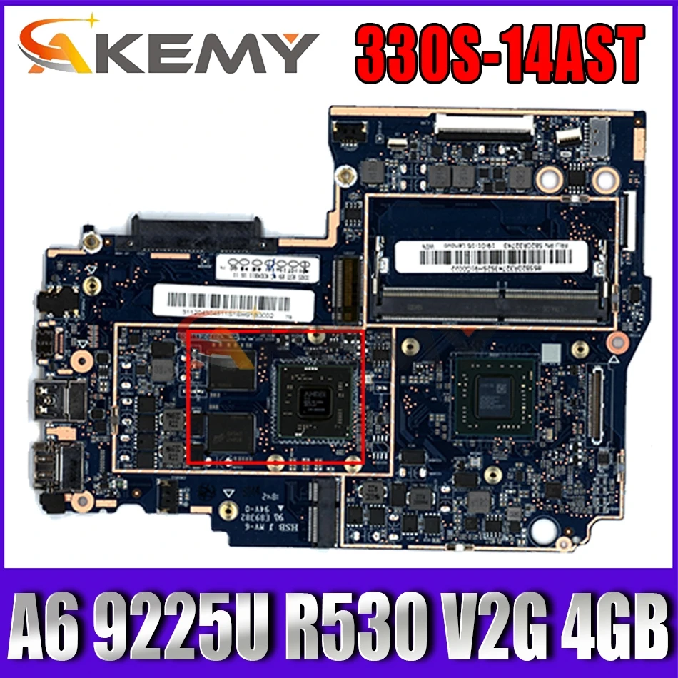 

Подходит для материнской платы ноутбука Lenovo ideapad 330S-14AST 5B20R32744 A6 9225U R530 V2G 4 Гб RAM DDR4 100% протестированная работа