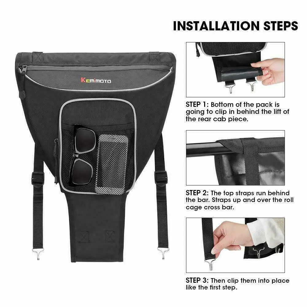 Сумка держатель для кабины UTV Центральная сумка хранения Polaris Ranger RZR 4 800 570 1000 XP 900