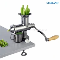 manual stainless steel wheatgrass juicer healthy wheat grass juice machine upgraded fruits celery vegetable juicing extractor