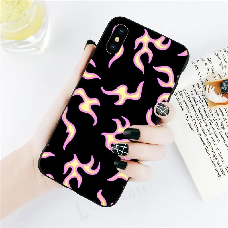 

Flame art cool fashion Phone Case for iPhone 11 12 pro XS MAX 8 7 6 6S Plus X 2020 XR Mini