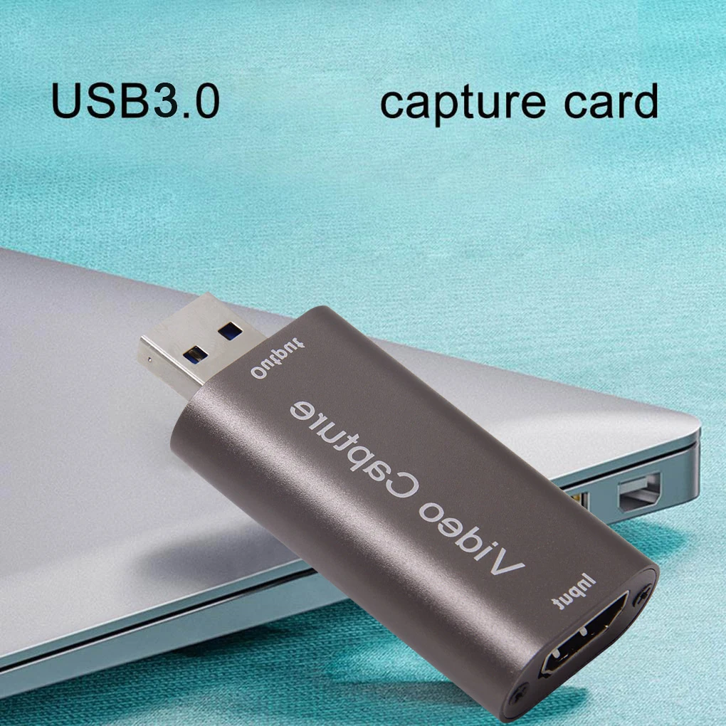 Карта видеозахвата 1080P HDMI-совместимость с USB 3 0 2 видеозаписывающая карта для игры