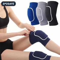 2pcspair sports knee brace sponge sleeves breathable flexible elastic support leg protector pad