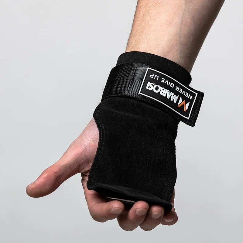 1 пара кроссфита ProCircle кожаные бриджи для тяжелой атлетики защита рук штанга