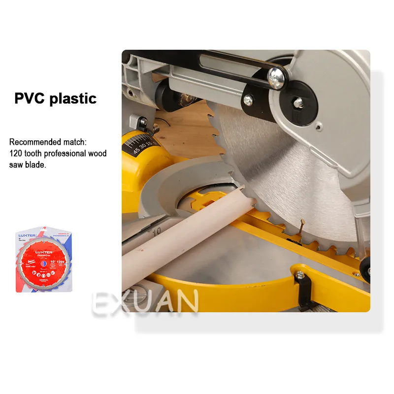 Автомат для резки стенда/10 дюймов Электрический древесины Алюминий Пластик