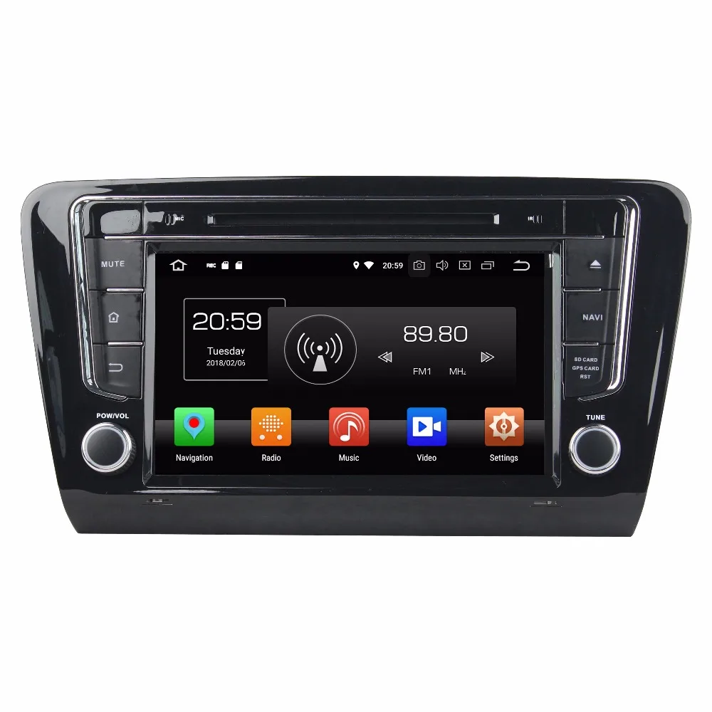 Android 9.0 1024*600 8&quot 1 Din 8 Core Car DVD Player For SKODA OCTAVIA 2014-2016 Audio Stereo Radio Multimedia DSP | Автомобили и