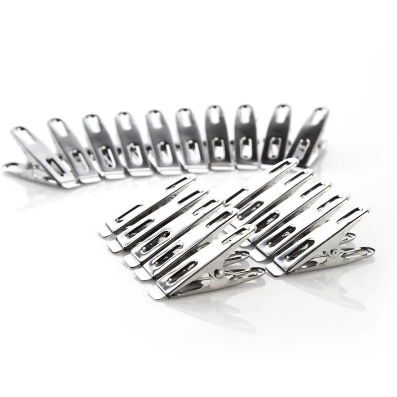 20 шт. металлические прищепки для одежды и брюк|Бельевые прищепки| |