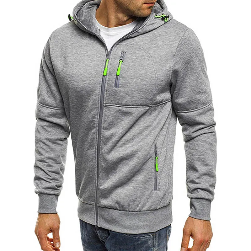 

Men Winter Hoodies Slim Fit Hooded Sweatshirt Outwear Sweater Warm Coat Jacket BMF88
