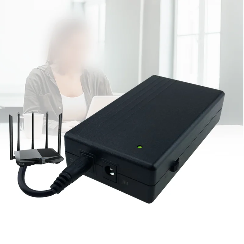 Резервный источник питания 12 В 2 А 22 Вт UPS мини-аккумулятор для роутера камеры 11x60x26