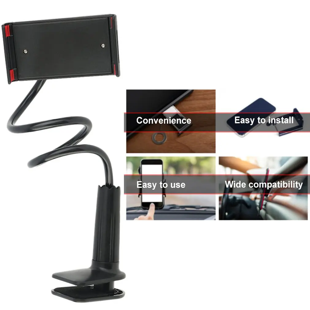 Universal Cell Phone Holder Flexible Long Arms Mobile Phone Holder Desktop Bed Lazy Bracket Stand Support for iPhone IPad