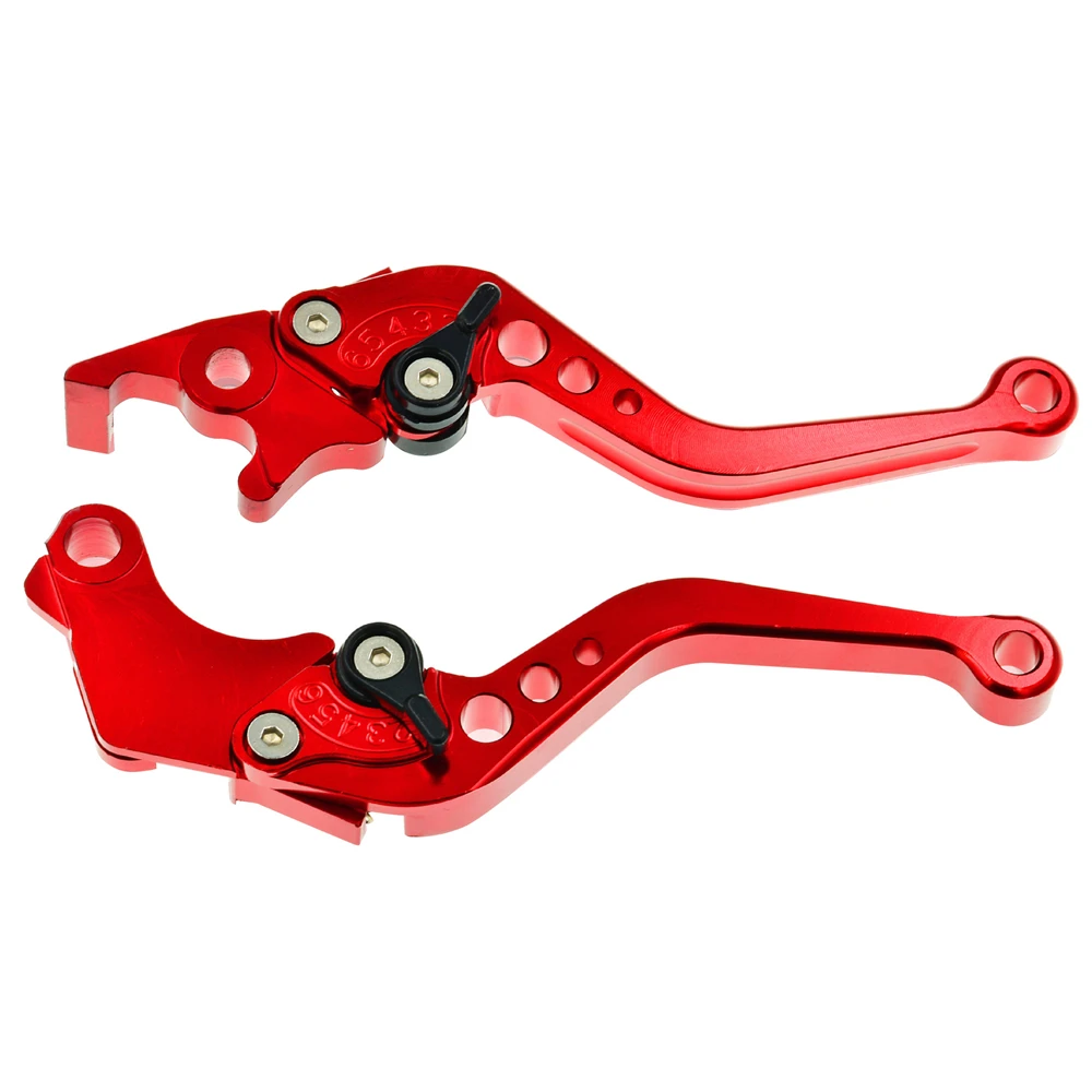 

Motorcycle Brake & Clutch Lever Motorbike Modificative Handle Levers Left & Right Alloy Material CNC Universal Type 2Pcs