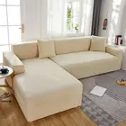 Плотный водонепроницаемый жаккардовый чехол для дивана, однотонный чехол для дивана с принтом для гостиной, чехол для углового дивана, чехол L-образной формы