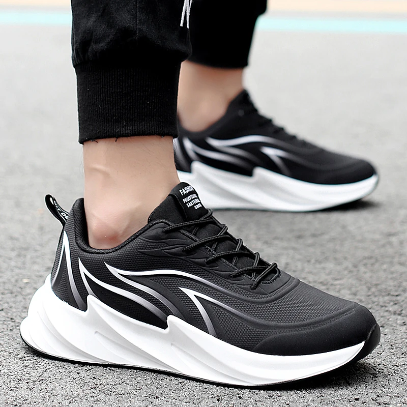 

Men Black Casual Shoes Sneaker Male Men Casual Shoes Sneakers Fashion Light Breathable Sports Man White Sport Comfortable