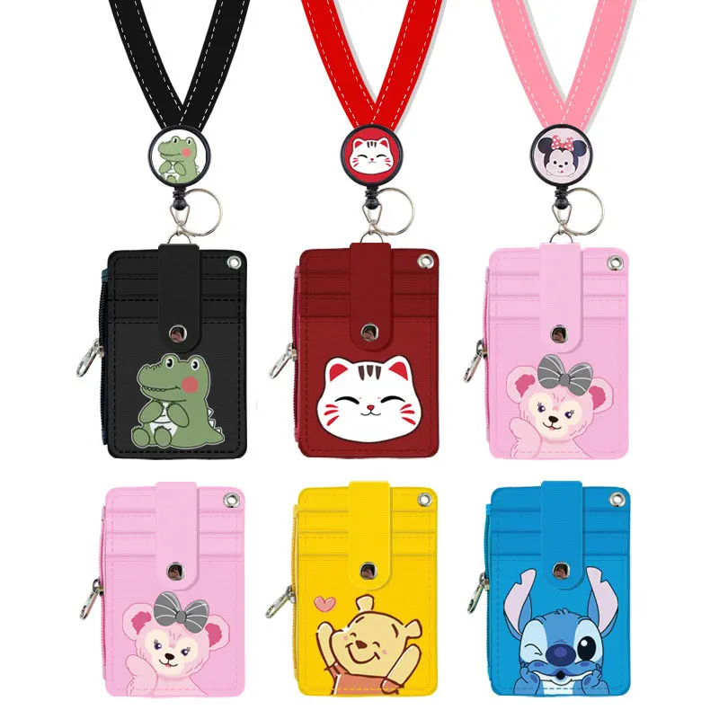 Телескопический Чехол-Кошелек для монет с вырезом Микки | Багаж и сумки