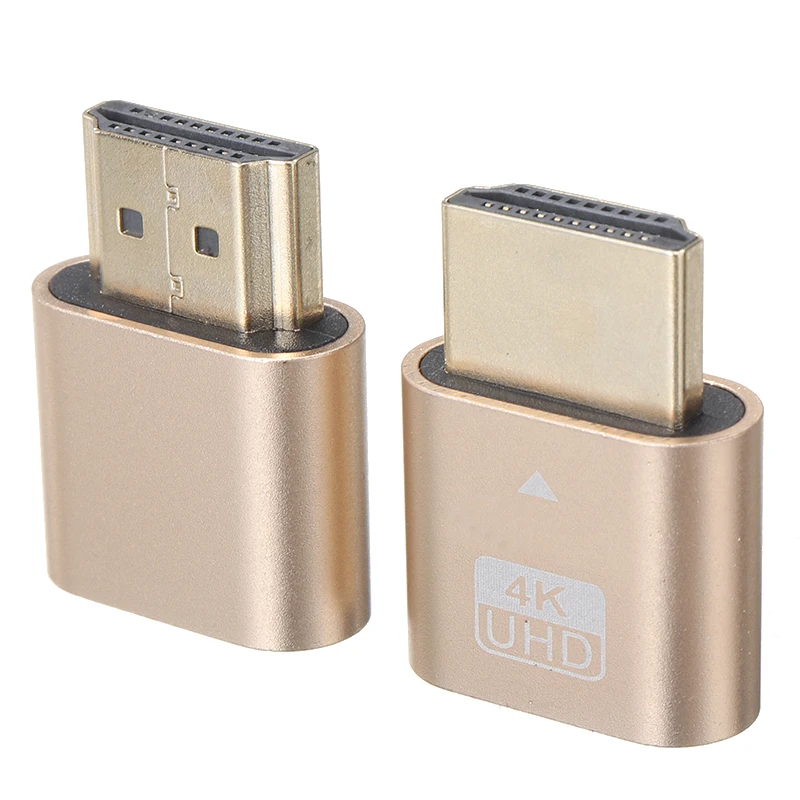 

New Arrival HDMI-compatible Dummy Plugs Display Emulator Ghost 1920x1080@60Hz 4K Mining Server Emulators For PC Laptop