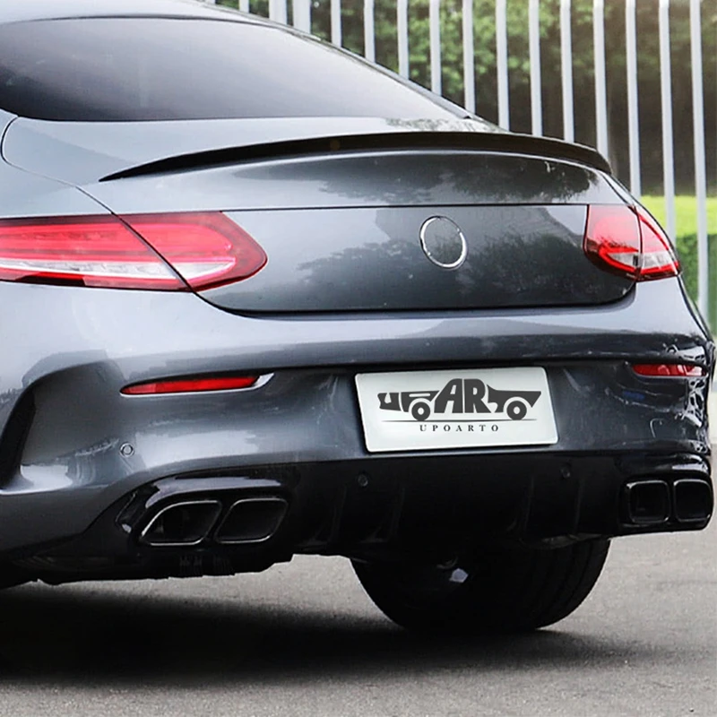 Высококачественный задний спойлер Неокрашенный из АБС-пластика для Benz W205 2014-2019