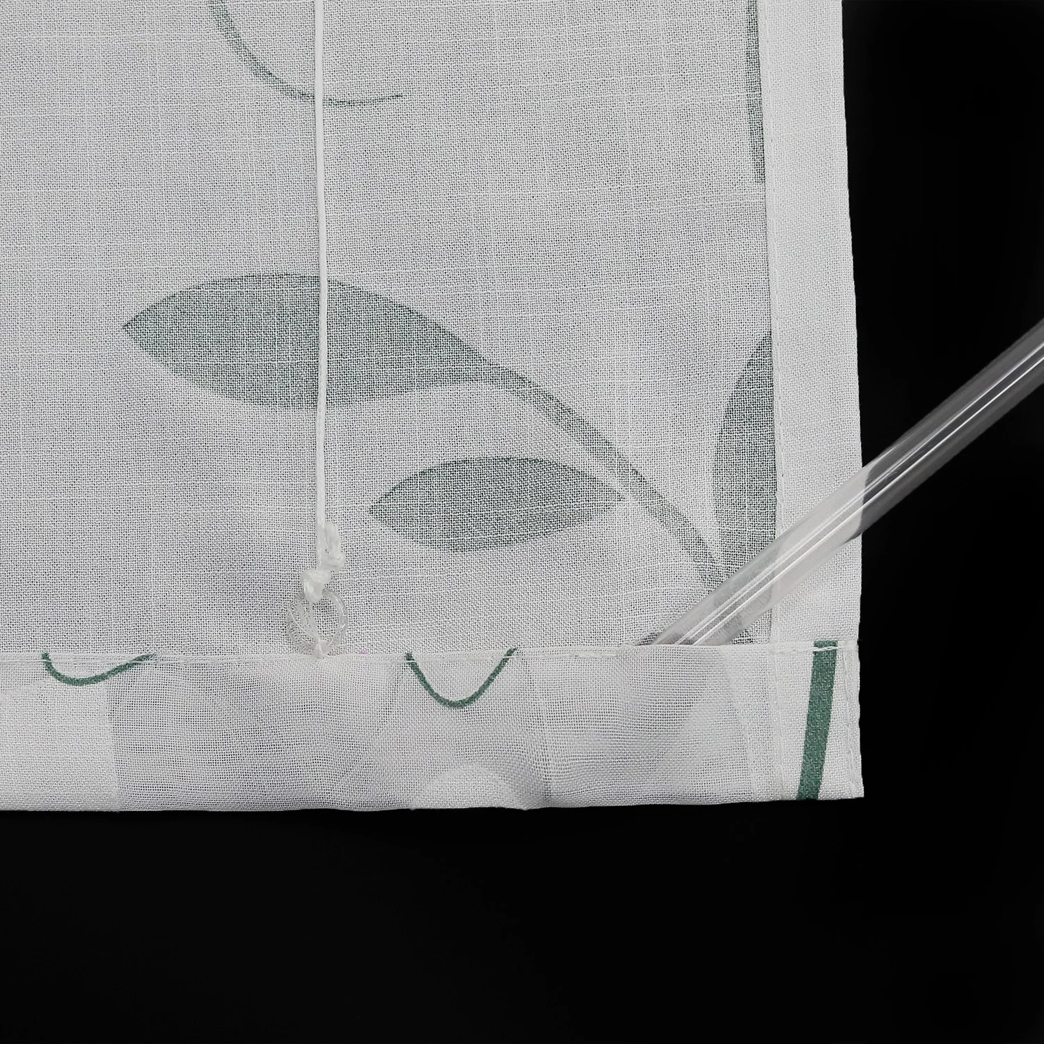 Римская занавеска с принтом лотоса для окна из полиэстера занавеска-баллон кухни